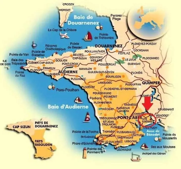 Holiday home Comfortable House - Le Penty Des Grands Champs Combrit France